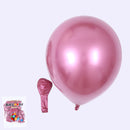 50/30/20pcs Rose Gold Metal Balloons Chrome Metallic ballon Birthday deco Wedding Decoration Anniversary balao metalizado 10inch