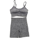 Seamless Women Yoga Set High Waist Yoga Pants Gym Clothing Women Sportswear Sport Shorts Sports Bra T-shirt Workout Sports Set