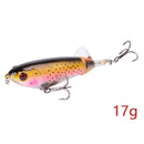 1Pcs Whopper Plopper Fishing Lure 13g/15g/35g Catfish Lures For Fishing Tackle Floating Rotating Tail Artificial Baits Crankbait
