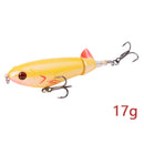 1Pcs Whopper Plopper Fishing Lure 13g/15g/35g Catfish Lures For Fishing Tackle Floating Rotating Tail Artificial Baits Crankbait