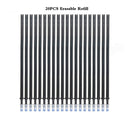 0.5mm Erasable Pen Set Blue Black Ink Gel Pen Erasable Refill Rod Washable Handle School&Office Writing Stationery Gel Ink Pen