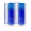 0.5mm Erasable Pen Set Blue Black Ink Gel Pen Erasable Refill Rod Washable Handle School&Office Writing Stationery Gel Ink Pen
