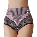 Puimentiua Underwear Women Cartoon Briefs Sexy Lingerie For Women Push Up High Waist Panties Intimate Safety Pants Lace Lingerie