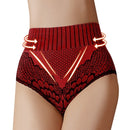 Puimentiua Underwear Women Cartoon Briefs Sexy Lingerie For Women Push Up High Waist Panties Intimate Safety Pants Lace Lingerie