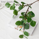 45cm Nordic Wind Artificial Plants Bunch Eucalyptus Money Leaf Home Wedding Deco Flower Arrangement Photography Props Gray Green