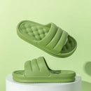 2021New Thicker EVA Sofa Slides Thick Sole Soft Indoor Slippers Men Women Anti-Slip Sandals Summer Bathroom Bath Platform Shoes