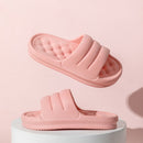 2021New Thicker EVA Sofa Slides Thick Sole Soft Indoor Slippers Men Women Anti-Slip Sandals Summer Bathroom Bath Platform Shoes