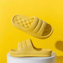2021New Thicker EVA Sofa Slides Thick Sole Soft Indoor Slippers Men Women Anti-Slip Sandals Summer Bathroom Bath Platform Shoes