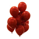 12pcs/lot Pink Latex Balloon Chrome Red Hot Pink Silver Metal Balloon Baby Shower Birthday Party Wedding Decorations Air Globos
