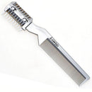 1 Pc Professional Hair Brush Comb Razor Hair Razor Cutting Thinning Comb Trimmer Comb with Blade Combs Hair Styling Tool
