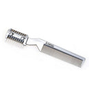 1 Pc Professional Hair Brush Comb Razor Hair Razor Cutting Thinning Comb Trimmer Comb with Blade Combs Hair Styling Tool