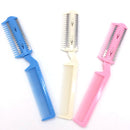 1 Pc Professional Hair Brush Comb Razor Hair Razor Cutting Thinning Comb Trimmer Comb with Blade Combs Hair Styling Tool