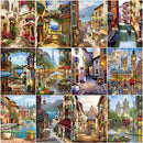 Evershine 5D Diamond Painting Street Full Square&Round Diamond Embroidery Landscape Mosaic Rhinestone Pictures Home Decoration
