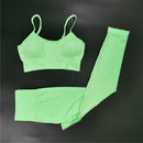 2 piece Seamless Gym Set Yoga Pants Clothing Bra Leggings Workout Shorts Sportswear Fitness Ensembles Sports Wear Women Outfits
