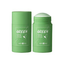 Green Tea Cleansing Mask Clean Pores Stick Mud Mask Oil Control Eggplant Anti-acn Clearing Solid Mask Face Care Hot Sale TSLM1