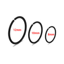 3pcs Stainless Steel Nose Hoop Ring Septum Lip Studs Cartilage Earrings Circular Tragus Ear Piercing Horseshoe Body Jewelry 16G