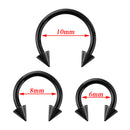 3pcs Stainless Steel Nose Hoop Ring Septum Lip Studs Cartilage Earrings Circular Tragus Ear Piercing Horseshoe Body Jewelry 16G