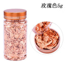 Nail Art Shiny Foil Leaf Gold Flakes Chunky Glitter Body Decor Makeup Art Decor New Year's Stickers Paper for Nails DIY Design
