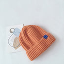 Autumn Winter Solid Color Baby Knitted Hats Kids Girls Boys Beanies Caps Warm Soft Casual Hats for Children