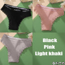 3PCS/Set Cotton Panties Brazilian Style Women Underwear Lace Sexy Lingerie for Female Underpants Thong Panties Briefs Intimates