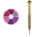 1000pc+ Pierced Arylictips Punk Charms 5-6mm Loops Metal Tools Piercing Jewelry Connect Hoop Decoration Nail Art Alloy Ring 2021