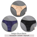 3PCS/Set Cotton Underwear Women M-2XL Comfortable Panties Ladies Plus Size Underpants Solid Color Briefs Female Lingerie