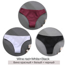 3PCS/Set Cotton Underwear Women M-2XL Comfortable Panties Ladies Plus Size Underpants Solid Color Briefs Female Lingerie