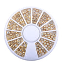 1box DIY Nail Art Wheel Tips Crystal Glitter Rhinestone 3D Nail Art Decoration  AB Color Acrylic Diamond Drill alien