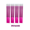 25Pcs Creative Drawing Gel Pen Erasable Refills Rod 0.5mm Ink Washable Handle Ballpoint Pens kawaii Stationery for School Office