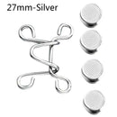 27/32MM Nail-free Waist Buckle Waist Closing Artifact Adjustable Snap Button Removable Detachable Clothing Pant Sewing Tool