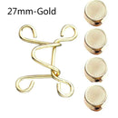 27/32MM Nail-free Waist Buckle Waist Closing Artifact Adjustable Snap Button Removable Detachable Clothing Pant Sewing Tool