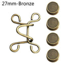 27/32MM Nail-free Waist Buckle Waist Closing Artifact Adjustable Snap Button Removable Detachable Clothing Pant Sewing Tool