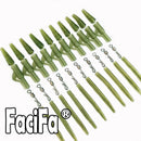 40 pcs Carp Fishing Accessories Lead Clip Quick Change Swivel Tail Rubber Anti Tangle Sleeves for Carp Rig Coarse Fishing Tackle