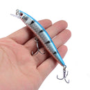 1PCS Minnow Fishing Lure 95mm 8g Floating Hard Bait Wobbler Jig Bait Crankbait Carp Striped bass Pesca Fishing tackle SwimBait