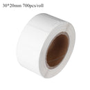 700Pcs/Roll Waterproof Adhesive Thermal Label Sticker Paper Supermarket Price Blank Label Direct Print Sticker Paper 5 Sizes