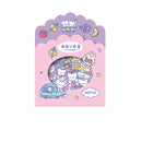 Mohamm 40PCS/1 Box PVC Washi Paper Cute Bear Sticker Scrapbooking Stationery School Supplies