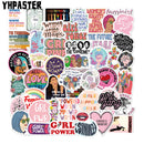 10/30/50Pcs Feminist cartoon forced girl stickers are suitable for motorcycle mobile phone laptop electric bicycle no repetitive