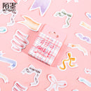 45Pcs/box Beautiful Scenery Stickers Cute Colorful Cloud Stickers Journal Diary Scrapbooking Stationery Decoration Stickers