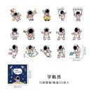 45Pcs/box Beautiful Scenery Stickers Cute Colorful Cloud Stickers Journal Diary Scrapbooking Stationery Decoration Stickers
