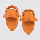 Mo Dou 2021 New Summer Slippers Lovely Shark Shape Slides Outdoor Women Shoes Kids Children Flip Flops Men Couples Cartoon EVA