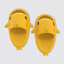 Mo Dou 2021 New Summer Slippers Lovely Shark Shape Slides Outdoor Women Shoes Kids Children Flip Flops Men Couples Cartoon EVA