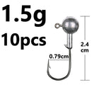1g 2g 3g 4g 5g 10g 20g 22g 25g 28g crank Jig head hook fishing hook head Jig lure hard bait soft worm jig hook for fishing