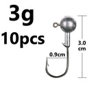 1g 2g 3g 4g 5g 10g 20g 22g 25g 28g crank Jig head hook fishing hook head Jig lure hard bait soft worm jig hook for fishing