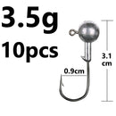 1g 2g 3g 4g 5g 10g 20g 22g 25g 28g crank Jig head hook fishing hook head Jig lure hard bait soft worm jig hook for fishing
