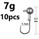 1g 2g 3g 4g 5g 10g 20g 22g 25g 28g crank Jig head hook fishing hook head Jig lure hard bait soft worm jig hook for fishing