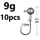 1g 2g 3g 4g 5g 10g 20g 22g 25g 28g crank Jig head hook fishing hook head Jig lure hard bait soft worm jig hook for fishing