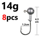 1g 2g 3g 4g 5g 10g 20g 22g 25g 28g crank Jig head hook fishing hook head Jig lure hard bait soft worm jig hook for fishing