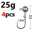 1g 2g 3g 4g 5g 10g 20g 22g 25g 28g crank Jig head hook fishing hook head Jig lure hard bait soft worm jig hook for fishing