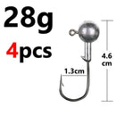 1g 2g 3g 4g 5g 10g 20g 22g 25g 28g crank Jig head hook fishing hook head Jig lure hard bait soft worm jig hook for fishing