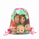 1pcs Disney Non-woven Fabrics Kid Favor Travel Pouch Storage Clothes Shoes Bags Cotton Drawstring Bags School Portable Backpack
